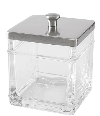 Southern Living Classic Collection Glass/Metal Cotton Jar