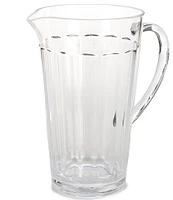 Southern Living Clear Acrylic Ribbed Pitcher