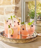 Southern Living Clear Acrylic Short Goblets, Set of 4