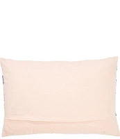 Southern Living Colorful Coastal Village Embroidered Pillow