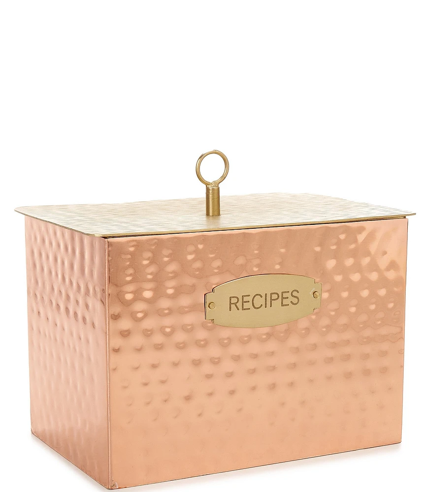 Southern Living Copper Recipe Box