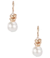Southern Living Cotton Pearl Drop Earrings