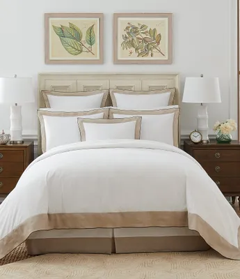 Southern Living Covington Cotton & Linen Duvet Cover