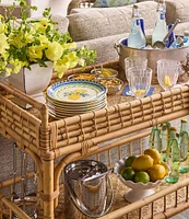 Southern Living Crackle Square Footed Planter Pedestal Urn Base