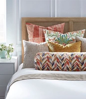 Southern Living Design House Lilium Multi Bird Floral Damask Filled Euro Sham
