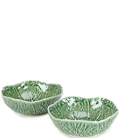 Southern Living Cabbage Cereal Bowls, Set of 2