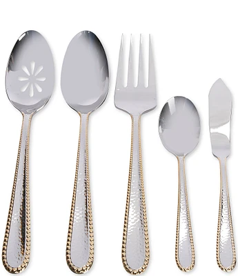 Southern Living Edith 45-Piece Stainless Steel Flatware Set