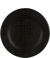 Southern Living Faux Crocodile Round Charger