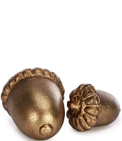 Southern Living Festive Fall Collection Brass Acorn Set