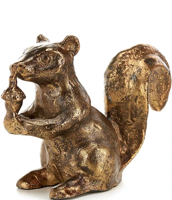 Southern Living Festive Fall Collection Brass Finished Squirrel Figurine