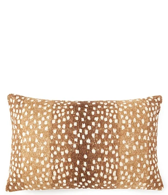 Southern Living Embroidered Animal Print Rectangular Pillow