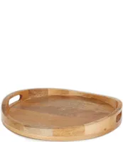 Southern Living Festive Mango Wood Serving Tray