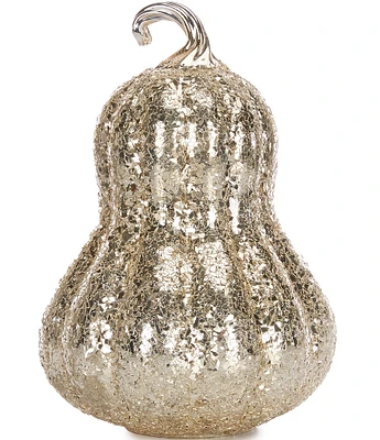 Southern Living Festive Fall Collection Mosaic Glass Gourd