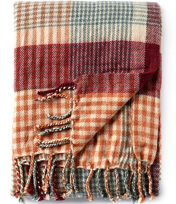 Southern Living Festive Fall Collection Walcott Brushed Acrylic Throw