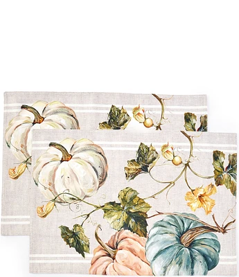 Southern Living Festive Fall Heirloom Placemats, Set of 2