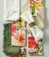 Southern Living Festive Fall Mum Napkins, Set of 4