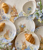 Southern Living Field Bunny Accent Plates, Set of 2