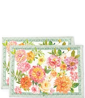 Southern Living Floral Print Placemats, Set of 2