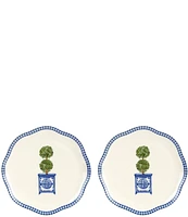 Southern Living Ginger Top Accent Plates, Set of 2