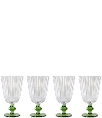 Southern Living Gracie Goblet Drinkware, Set of 4