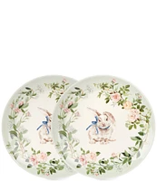 Southern Living English Garden Bunny Accent Plates