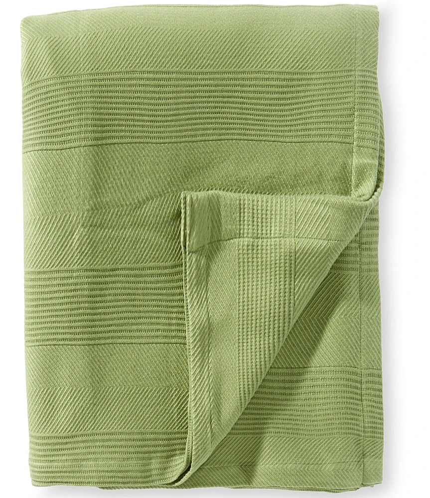 Southern Living Heirloom Textured Cotton Bed Blanket