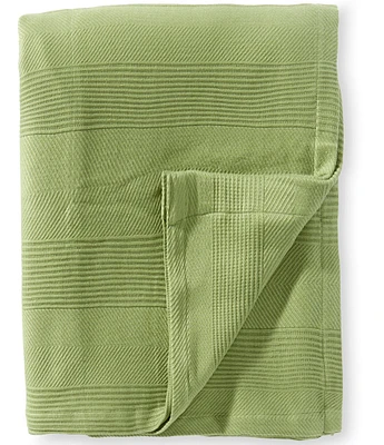 Southern Living Heirloom Textured Cotton Bed Blanket