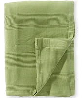Southern Living Heirloom Textured Cotton Bed Blanket