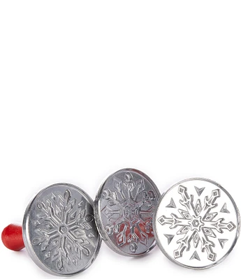 Southern Living Holiday 3 Snowflake Cookie Stamps