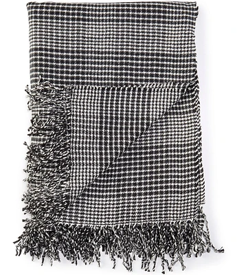 Southern Living Holiday Collection Atwood Houndtooth Check Throw