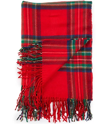 Southern Living Holiday Collection Emory Plaid Carriage Throw