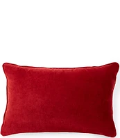 Southern Living Holiday Collection Santa & His Sleigh Embroidered Pillow