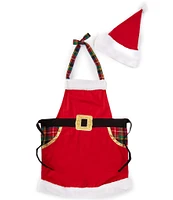 Southern Living Holiday Kids Santa Hat & Apron Set