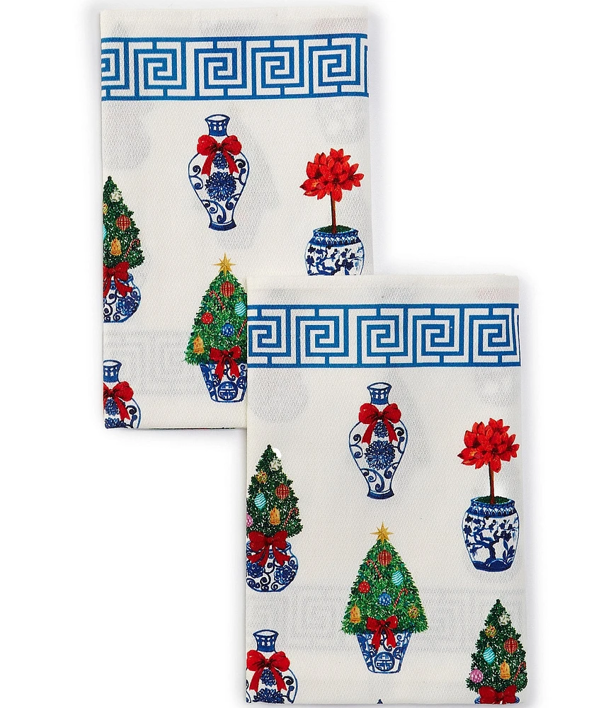 Southern Living Holiday Merry & Grand Kitchen Towels, Set of 2