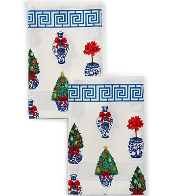 Southern Living Holiday Merry & Grand Kitchen Towels, Set of 2