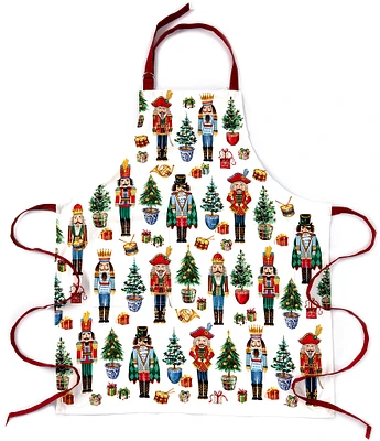 Southern Living Holiday Nutcrackers & Christmas Greenery Apron