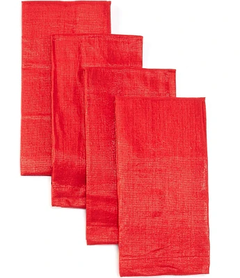 Southern Living Holiday Red Luster Napkins, Set of 4