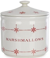 Southern Living Holiday Red Snowflake Marshmallow Jar