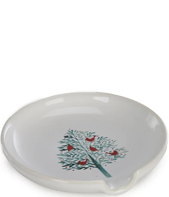 Southern Living Holiday Tree & Cardinal Spoon Rest