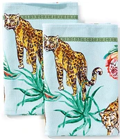 Southern Living Jungle Cat Kitchen Towels, Set of 2