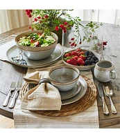 Southern Living Leigh 45-Piece Stainless Steel Flatware Set