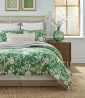 Southern Living Loden Printed Floral Comforter Mini Set