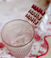 Southern Living Mahjong Acrylic Cocktail Stir Sticks, Set of 4