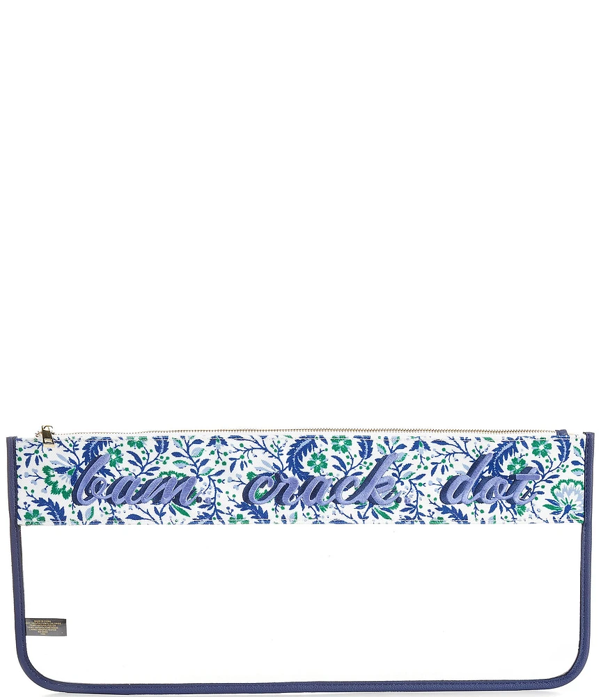 Southern Living Mahjong Clear Tile Pouch