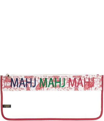 Southern Living Mahjong MAHJ Clear Tile Pouch