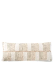 Southern Living Mercer Woven Striped Embroidered Breakfast Pillow