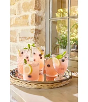 Southern Living Mesa Double Old-Fashion Glasses, Set of 4