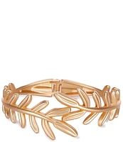 Southern Living Metal Leaf Bypass Hinge Bracelet