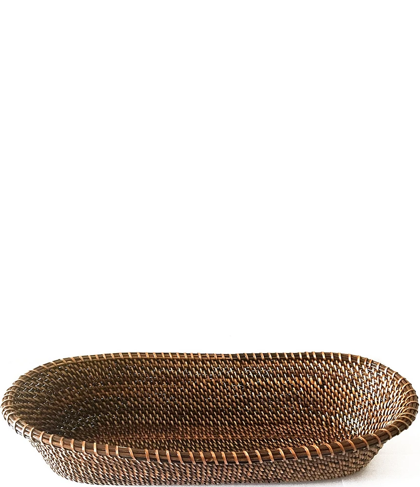 Southern Living Nito Woven Oval Bread Basket