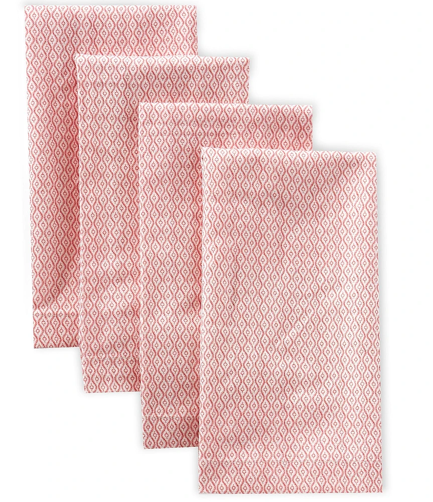 Southern Living Norah Pink Block Napkins, Set of 4